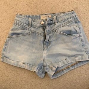 Light wash Pacsun Jean shorts